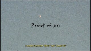 [BTS] Proof of Inspiration - Jin (김석진/ Kim Seokjin)