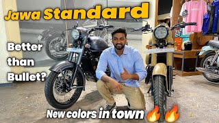 Jawa Standard New colors Review | Better than Royal Enfield? @Throttleitout #jawastandard