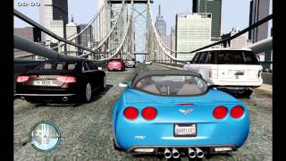 GTAIV - Corvette ZR1 Supercharged - Fxaa v3 inject - HD - MUST WATCH