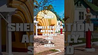 There's only one Shell station shaped like a shell ⛽ | #shorts | #facts