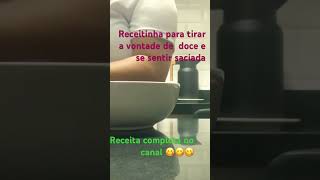 Receitinha FiT para tirar vontade de doce fica uma delícia e te deixa saciada