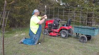 Planting Grapes and Making a trellis