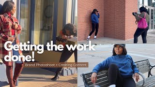 Photoshoot Vlog | Brand photoshoot + Creating content for new arrivals