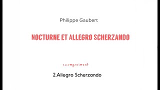 Philippe Gaubert ALLEGRO SCHERZANDO/accompaniment