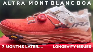 ALTRA MONT BLANC BOA 7 MONTHS LATER - STILL LOVE IT BUT SOME MAJOR ISSUES #altra #altramontblancboa