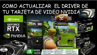 ✅🔥 Como ACTUALIZAR o DESCARGAR DRIVER TARJETA GRAFICA NVIDIA de cualquier Marca ASUS MSI GTX GEFORCE