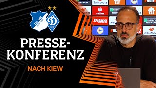 "Haben heute Selbstvertrauen und Energie gewonnen" | PK nach #TSGDYN