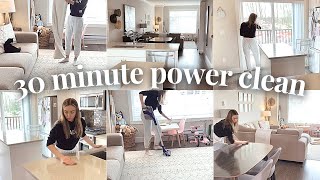 30 MINUTE POWER CLEAN WITH ME | Half Hour House Refresh 2022