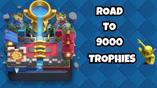 Clash Royale Milestone : 9000 Trophies Achieved !