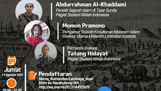 LIVE #82 - KOALISI UMAT ISLAM SUNDA & JAWA MELAWAN PENJAJAHAN:BENARKAH INDONESIA DIJAJAH 350 TAHUN ?