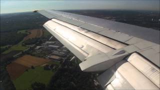 JAT Airways B737 departure from Belgrade Airport to Dusseldorf Airport