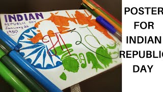 18#How to draw a poster for Republic Day//yasarts//By yaseen