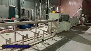 pvc conduit pipe making line ,dual type, 20-40mm, old but little running hrs.welcome to check and te