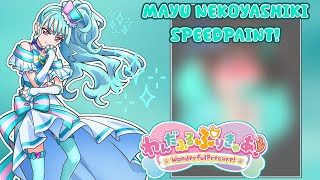 Wonderful Pretty Cure: Mayu Nekoyashiki (SPEEDPAINT) 💚