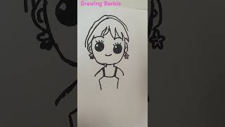 Drawing Barbie for fun