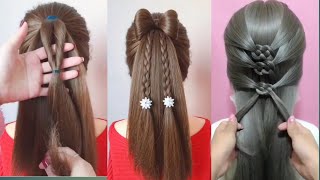 Easy ways to make 5 beautiful hair styles#long hair styles#short hair styles#back open hair styles