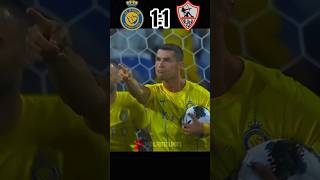 Al Nassr vs Zamalek Arab Club Champions #ronaldo #goals 😍🔥 #football #youtubeshorts