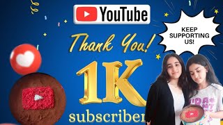 WE REACHED 1K SUBSCRIBERS!!Thank you very much, we appreciate your support |Chocolate dream cake