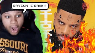 BRYSON IS BACK!!! | Bryson Tiller - Bryson Tiller Reaction *from the vault*