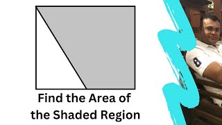 A triangle is drawn inside a square of side 6 cm. What is the area of the shaded region