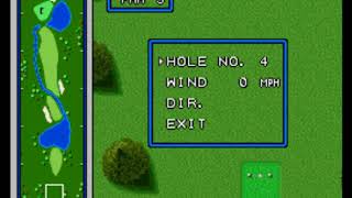 HAL's Hole in One Golf gameplay on SNES