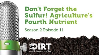 Don't Forget the Sulfur! Agriculture's Fourth Nutrient