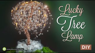 How to make a Magic "Lucky Tree" Lamp from wire ✨🌟🌳🌟✨