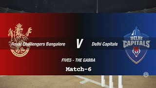 RCB Vs DC Fast Five Cricket19 IPL 2021 Tournament Match-6  #cricket19 #IPL2021 #RCBvsDC