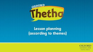 Lesson planning (according to themes)