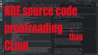 How to proofread KDE source code using JetBrains CLion - October 2023 - eccb392e