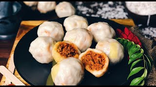 Yetti Pundi || Yetti Pinde ||Chemmeen unda ||Prawn stuffed Rice Balls