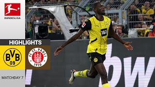 Borussia Dortmund - FC St. Pauli  | 2:1 | Zusammenfassung | Bundesliga 2024-25