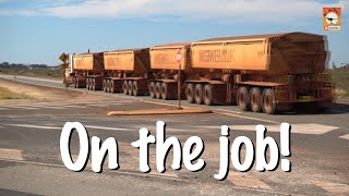 Trucks and road trains on the job across Australia!