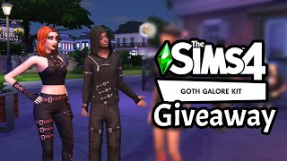 🖤 GOTH GALORE KIT GIVEAWAY | The Sims 4 #AD