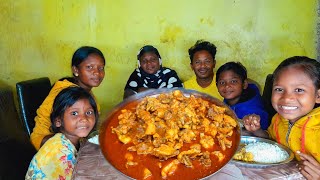 Chicken Curry With Rice | Odisha rural Family | village style chicken cook