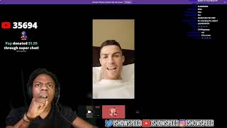 OMG Cristiano Ronaldo Video call Ishowspeed on Discord **NOT Clickbait**😱😱🤯