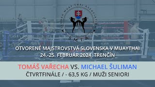 Tomáš Vařecha vs. Michael Šuliman / MSR v Muaythai SMTA 2024