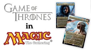 GAME OF THRONES in Magic: The Gathering: The Ultimate Universes Beyond MTG - John Snow EDH