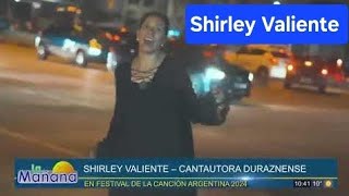 Shirley Valiente, cantautora carmense que participará en El Festival de la Canción Argentina 2024