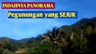 Pemandangan di pegunungan