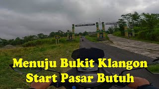 Jalan Menuju ke Bukit Klangon Jogja, start Pasar Butuh