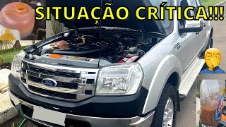 TROCANDO A ÁGUA DO RADIADOR DA FORD RANGER 3.0 DIESEL POWER STROKE