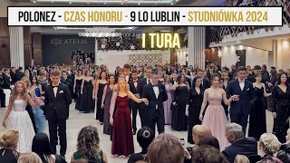 Polonez Czas Honoru - IX LO Lublin - I tura - Studniówka 2024