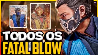 Todos os FATAL BLOW de Mortal Kombat 1 e suas VARIAÇÕES !! MK 1 Online Stress Test