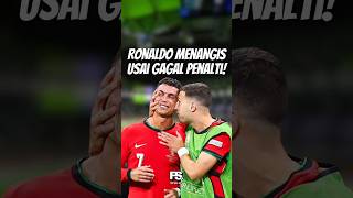 Cristiano Ronaldo Menangis Usai Gagal Penalti vs Slovenia! 🥺🤔 #ronaldo #cristiano #portugal #cr7