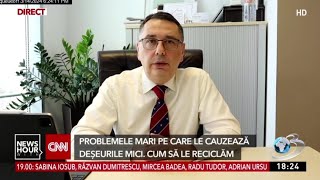 Problemele mari pe care le cauzează deșeurile mici (Cristian Pocol la Antena 3 CNN)