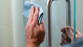 How to Use ProClean Water Spot Remover by GlasWeld (Shower Doors)