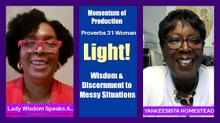 BNN| Light (Wisdom & Discernment) in Messy Situations | Fall Garden Mums |Lady Wisdom Speaks Ep.606