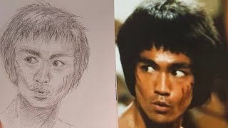 #Brucelee #drawingjourney25