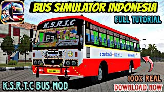 how to download ksrtc bus mod || how to download ksrtc bus mod in bus simulator indonesia